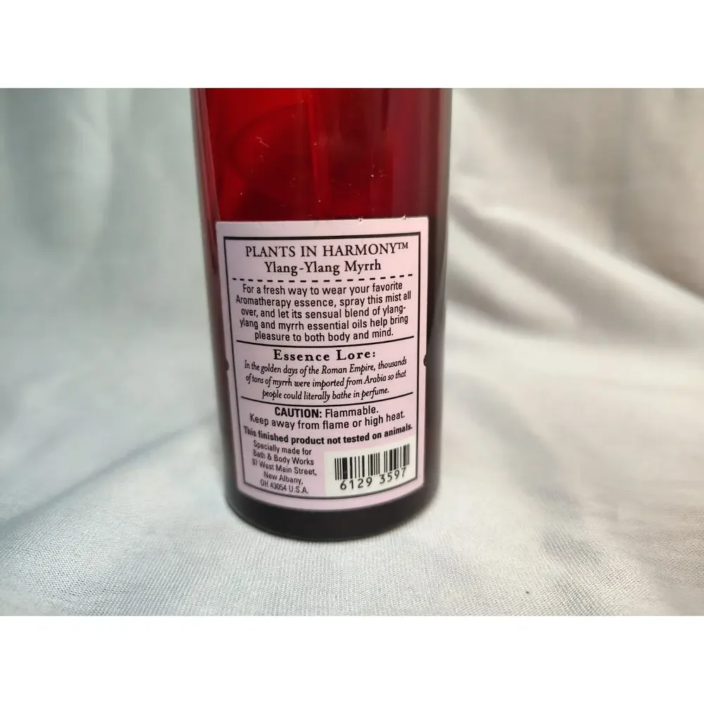 Bath & Bodyworks Aromatherapy SENSUALITY YLANG YLANG MYRRH Body Spray 4 oz Rare
